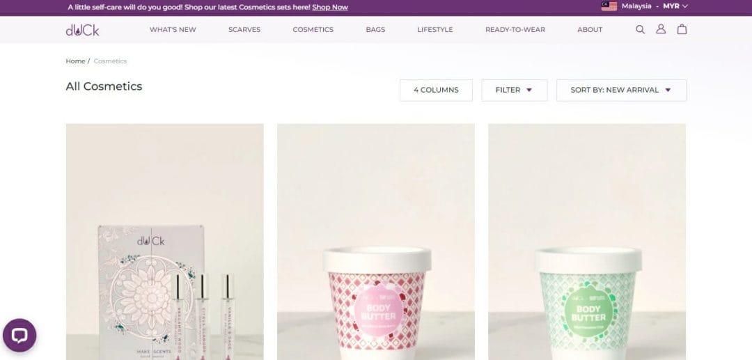 duck cosmetics