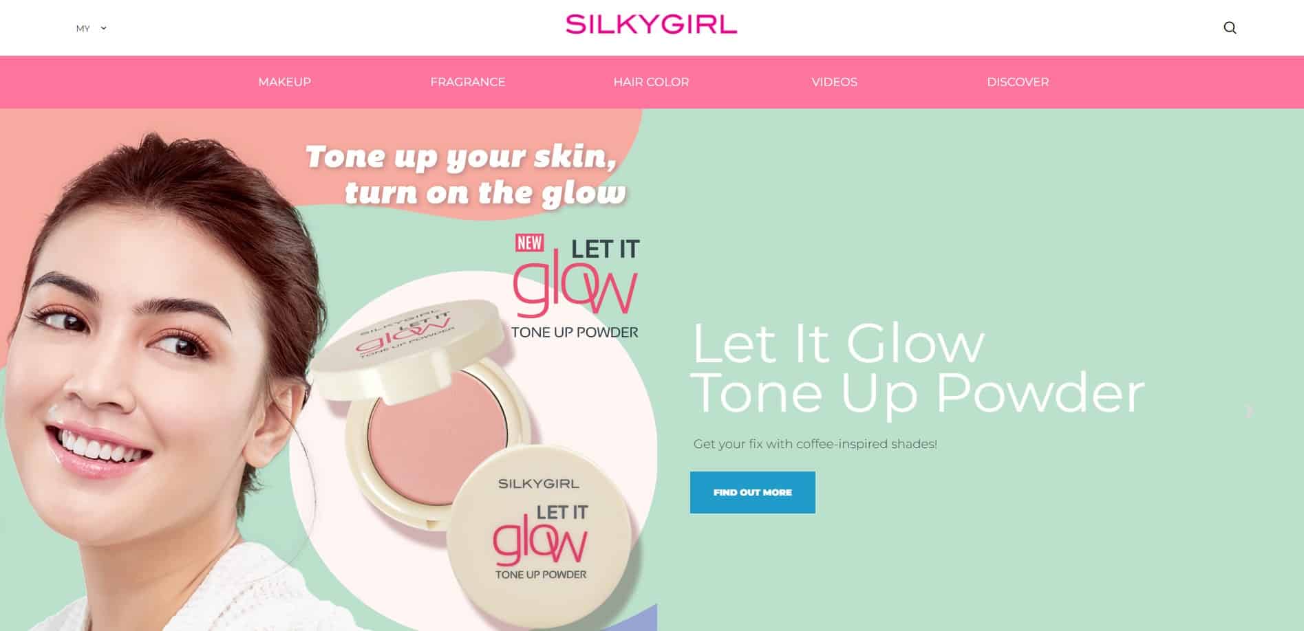 silkygirl cosmetic website