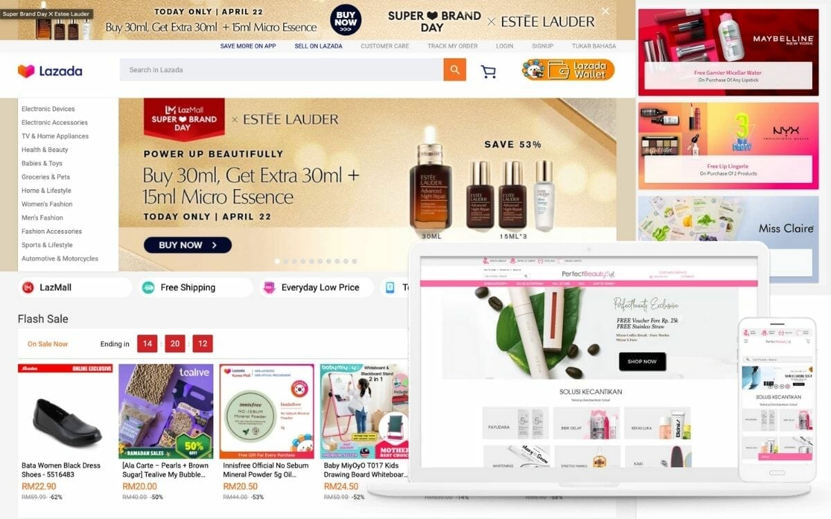 market place or online store